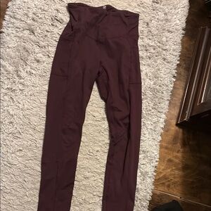 Women's High-Waisted Purple Pants